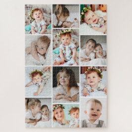 Puzzle Collage personalizado de 1.014 piezas y 12 fotos D