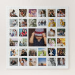 Puzzle Collage personalizado hecho por Personalizado<br><div class="desc">33 Plantilla de fotografía Personalizado personalizado rompecabezas de rompecabezas de colaje de Ricaso - perfecto mantenimiento - cambiar el color de fondo haciendo clic en "personalizar más adelante"</div>