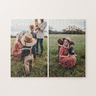 Puzzle Collage simple con 2 fotos familiares