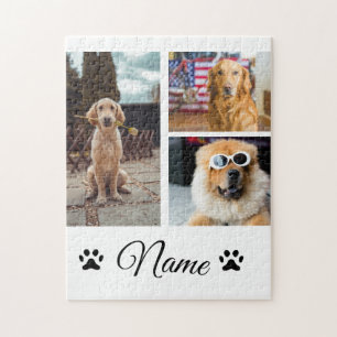 Puzzle Collage simple de fotos con nombres de animales co