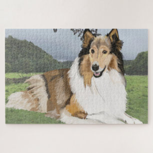 Puzzle Collie áspero