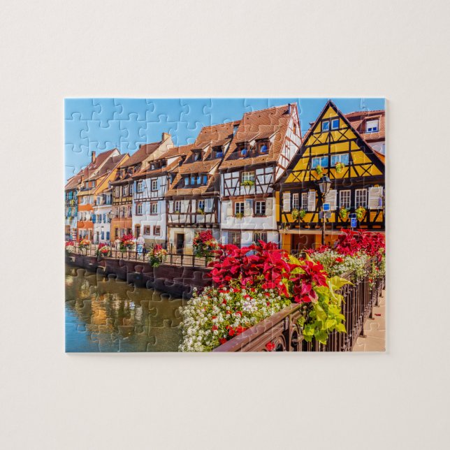 Puzzle Colmar, Alsacia, Francia. (Horizontal)