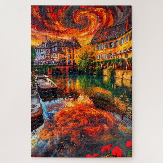 Puzzle Colmar Embers: Edición Galería Solar Vortex (Vertical)