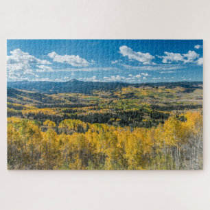 Puzzle Color de Otoño en Flat Tops Bosque Nacional Rout