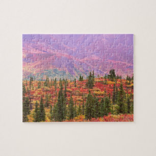 Puzzle Color otoñal en el Parque Nacional Denali