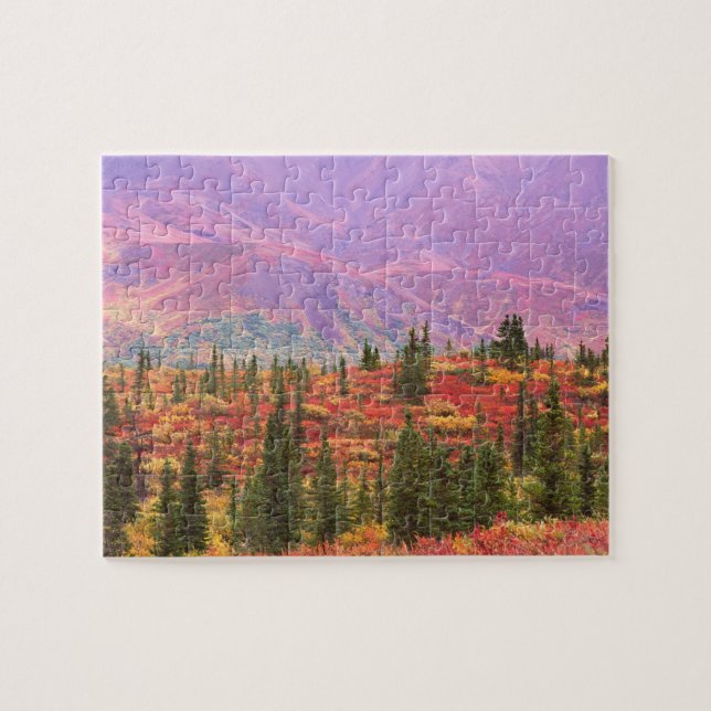 Puzzle Color otoñal en el Parque Nacional Denali (Horizontal)