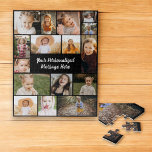 Puzzle Color Personalizado de 16 Collages de fotos person<br><div class="desc">Crea un toque especial con este rompecabezas de Jigsaw de color Personalizado de Collage de fotos personalizado moderno! Con sus fotos favoritas en un diseño de collage elegante, este rompecabezas de personalizable le permite subir varias imágenes y seleccionar el color de fondo que se adapte a su gusto. Es una...</div>