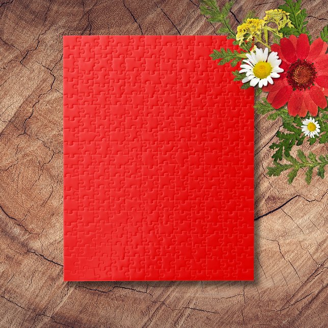 Puzzle Color rojo sólido | Clásica | Elegante | Trendy (Subido por el creador)