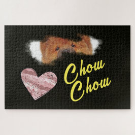 Puzzle Color sólido Chow Chow Eyes 1000 pieza