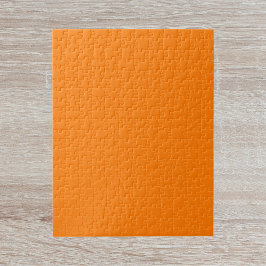 Puzzle Color sólido del Naranja de seguridad