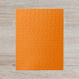 Puzzle Color sólido del Naranja de seguridad