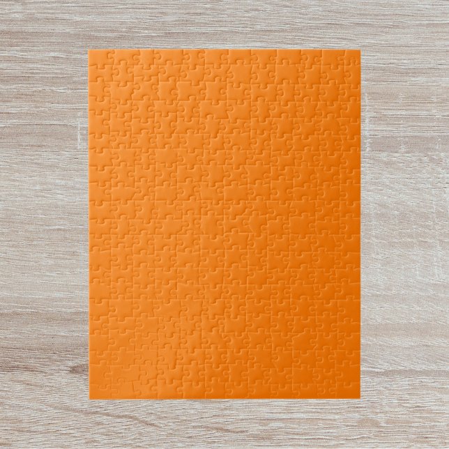 Puzzle Color sólido del Naranja de seguridad (Subido por el creador)