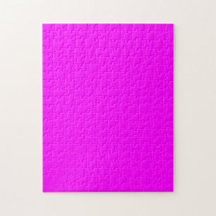 Puzzle Color sólido fucsia   Clásico Elegante