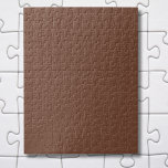 Puzzle Color sólido Mocha marrón | Clásica | Elegante<br><div class="desc">Color sólido Mocha marrón | Tonos marrones | Clásica | Elegante | Trendy | Elegante | Diseño profesional</div>
