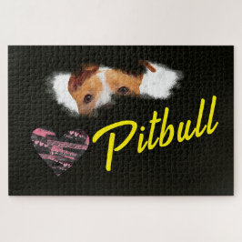 Puzzle Color sólido Pitbull Eyes 1000 pieza