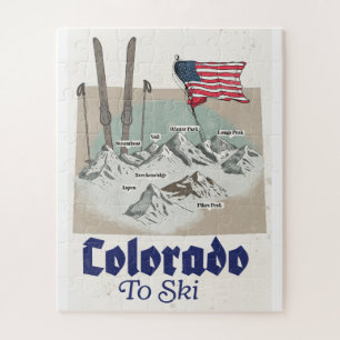 Puzzle Colorado para Esquiar