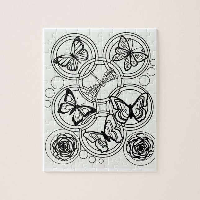 Puzzle Coloree su propio colorante adulto adolescente (Vertical)