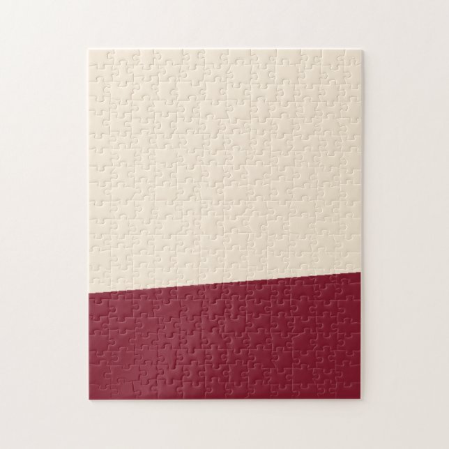 Puzzle Colores antiguos y antiguos sólidos de rubí (Vertical)