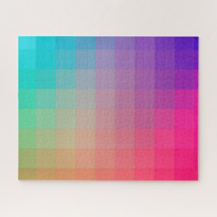Puzzle Colores arcoiris coloridos Diseño de gradiente de