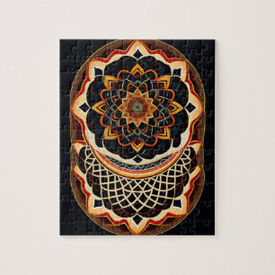 Puzzle Colores Boho Hermosa Mandala