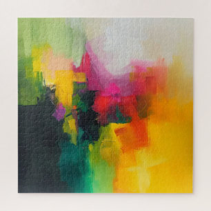 Puzzle Colores brillantes Resumen Arte