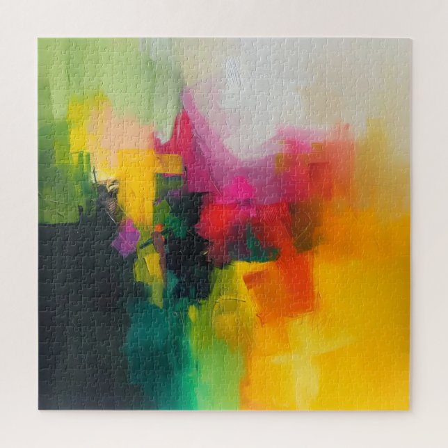 Puzzle Colores brillantes Resumen Arte (Vertical)