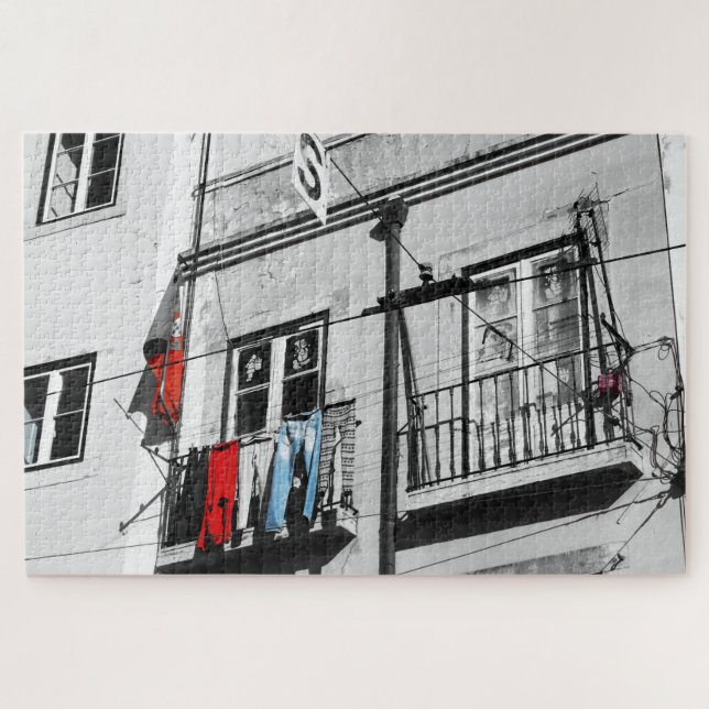 Puzzle Colores colgantes (Horizontal)