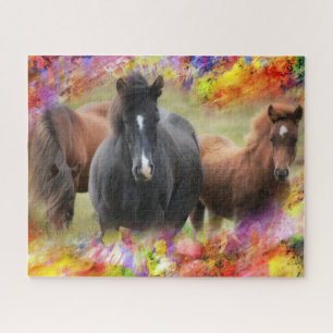 Puzzle Colores de caballos