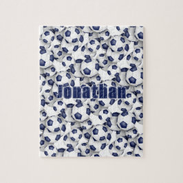Puzzle colores de equipo blanco azul chicas nombres de ni