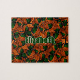 Puzzle colores de equipo de chicas de baloncesto negros v
