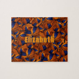 Puzzle colores de equipo de los chicas de baloncesto de n