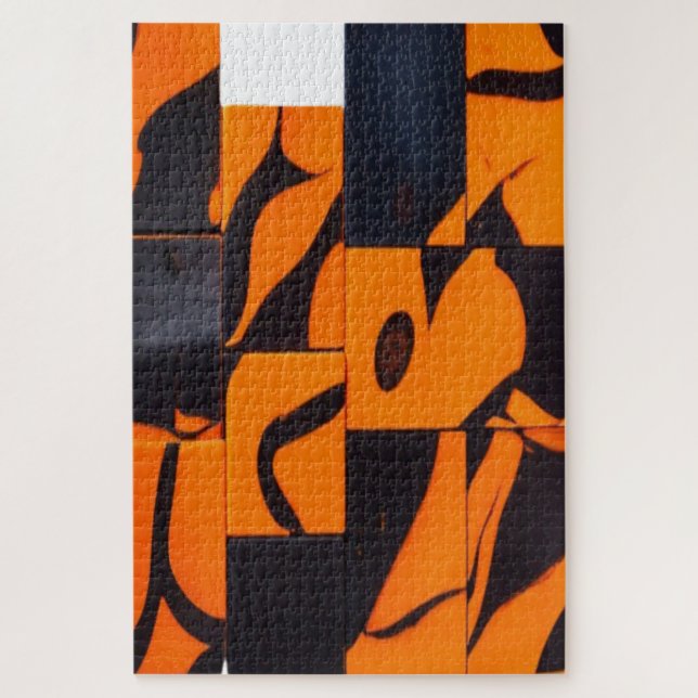 Puzzle Colores De Un Tigre (Vertical)