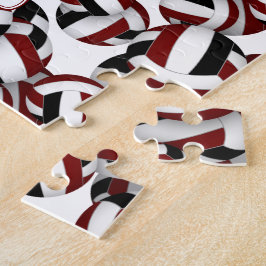Puzzle Colores del equipo de voleibol negro masculino de 