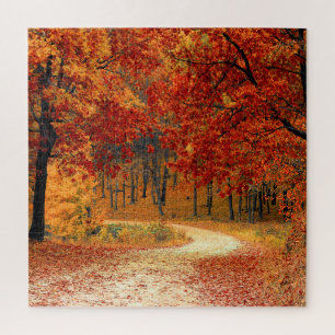 Puzzle Colores estacionales de la almohada de otoño