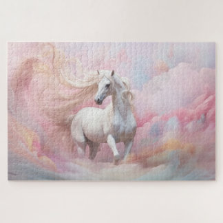 Puzzle Colores mágicos púrpuras rosados de pastel unicorn