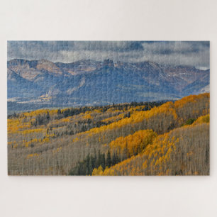 Puzzle Colores otoñales en los bosques de Aspen