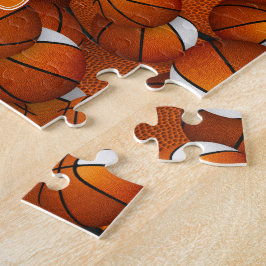 Puzzle Colores personalizados del equipo de baloncesto bl