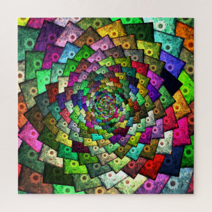 Puzzle Colorful Abstract Pop Art Sunflowers