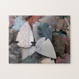 Puzzle Colorful Arrowheads Photo;