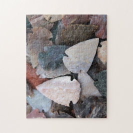 Puzzle Colorful Arrowheads Photo;