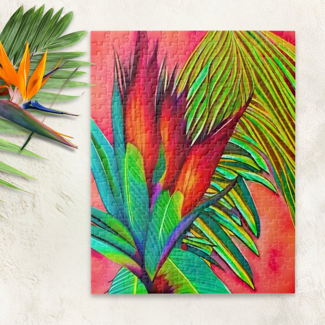 Puzzle Colorful Bird of Paradise Flower (Subido por el creador)