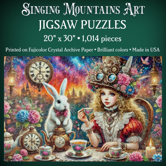 Puzzle Colorful Fairytale Tea Time Alice In Wonderland (Subido por el creador)