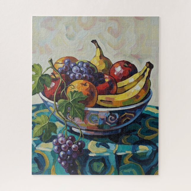 Puzzle Colorful Fruit Bowl (Vertical)