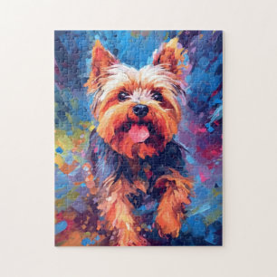 Puzzle Colorful Yorkshire Terrier