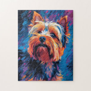 Puzzle Colorful Yorkshire Terrier