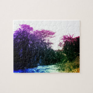Puzzle Colorida galería River Forest Vintage Tropical