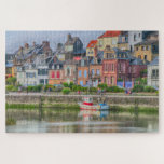 Puzzle Colorida Marina Marina Village Boat Saint Valery<br><div class="desc">Este pintoresco rompecabezas presenta coloridos barcos de pesca,  puerto deportivo y pueblo de Saint Valery.</div>