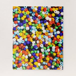 Puzzle Colorida Pile arcoiris de cuentas