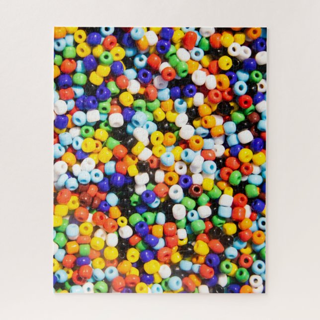 Puzzle Colorida Pile arcoiris de cuentas (Vertical)