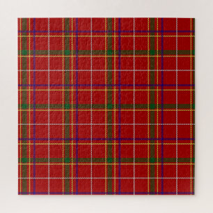 Puzzle Colorida Red Tartan Plaid